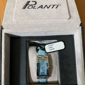 New ladies watch in  box  from Polanti.  Natina.   Model #L808E. Retail $395